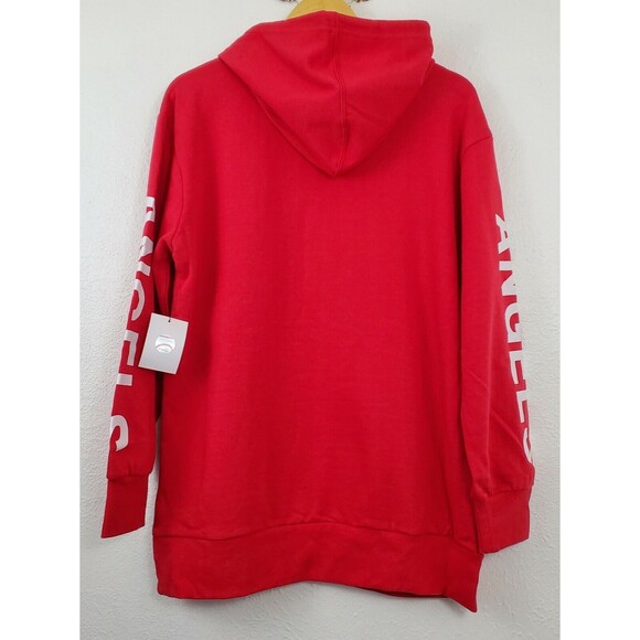 Los Angeles Angels Red Pullover Hoodie G-III 4Her by Carl Banks Womens Size L - Picture 3 of 7